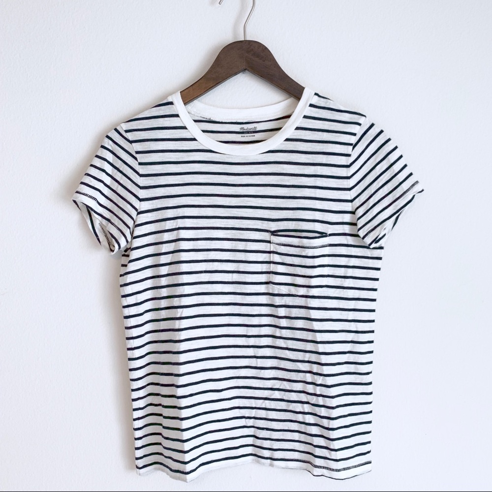 Madewell Striped Pocket Tee